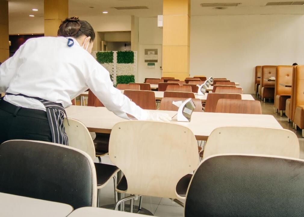 #25. Dining room and cafeteria attendants and bartender helpers